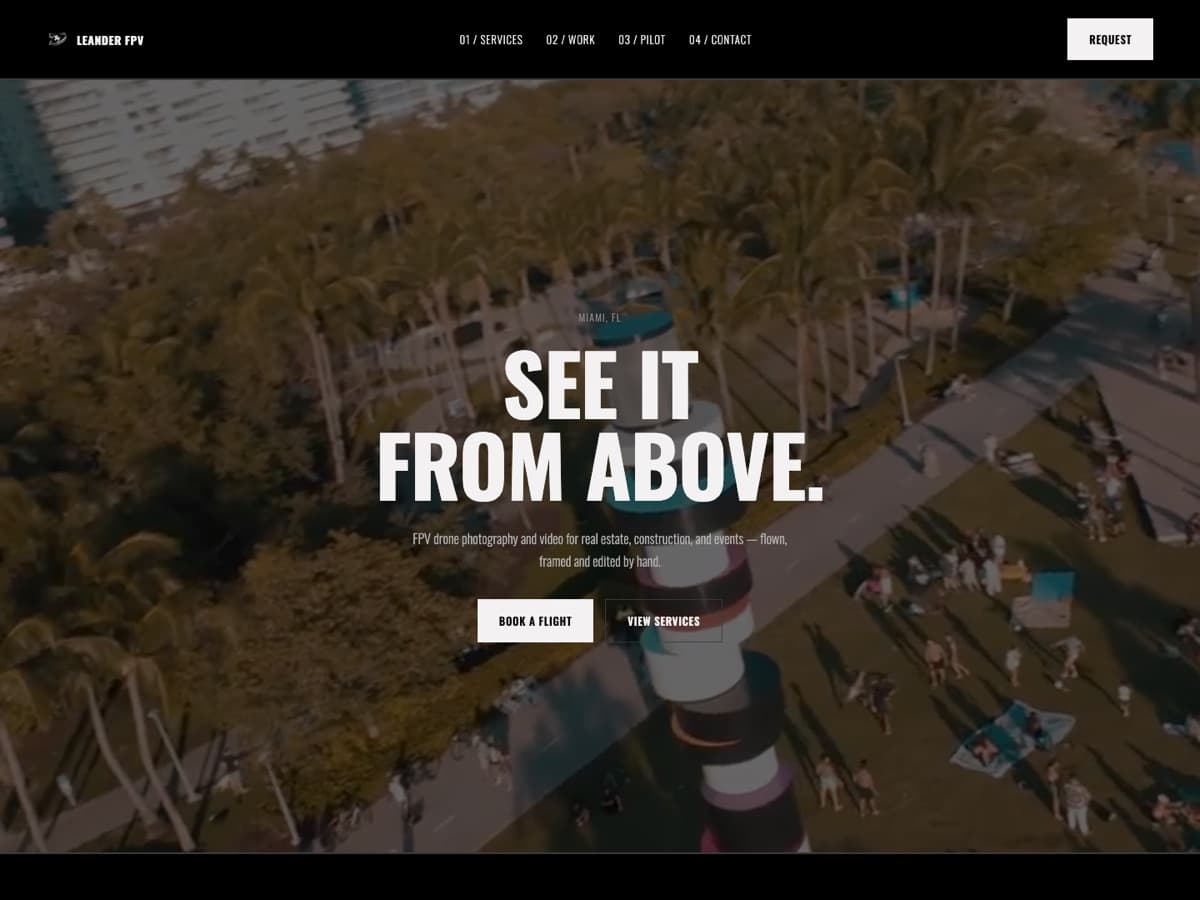 Leander FPV website